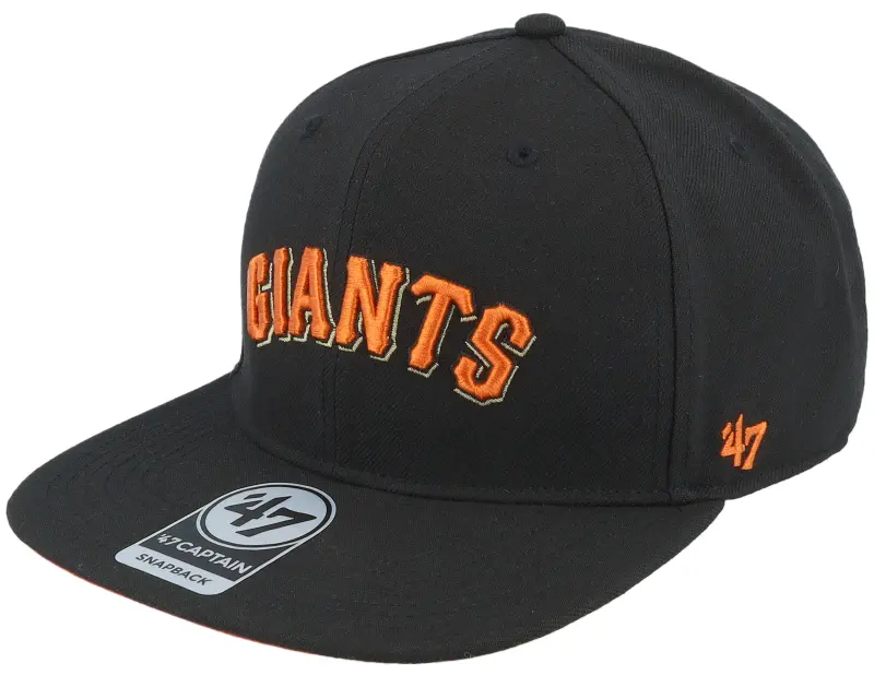 47 Brand San Francisco Giants No Shot Script Under Captain Black Snapback online