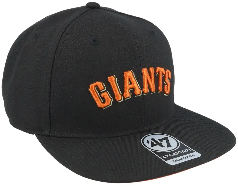 47 Brand San Francisco Giants No Shot Script Under Captain Black Snapback online