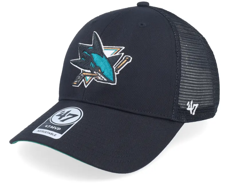 47 Brand San Jose Sharks Branson Mvp Black Trucker online