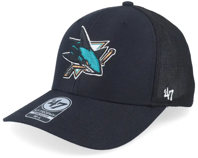 47 Brand San Jose Sharks NHL Trophy Black Trucker online