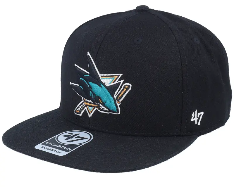 47 Brand San Jose Sharks No Shot 47 Captain Black Snapback online