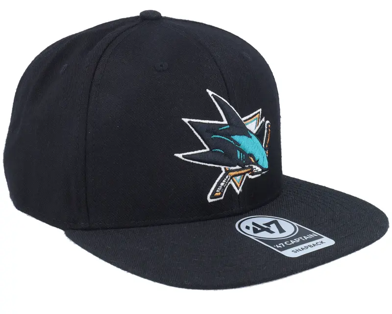 47 Brand San Jose Sharks No Shot 47 Captain Black Snapback online