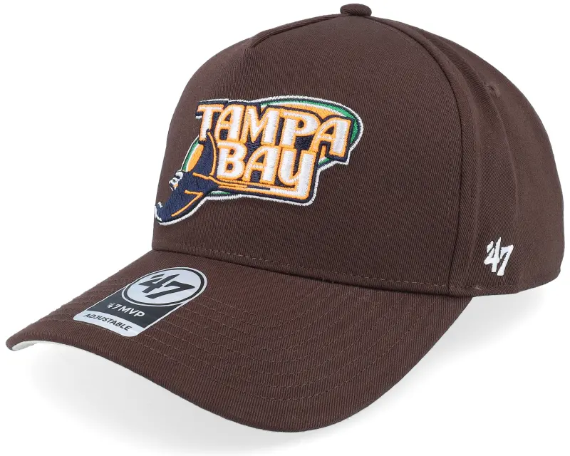 47 Brand Tampa Bay Rays Coops Dua Sure Shot Mvp Dt Brown Adjustable online