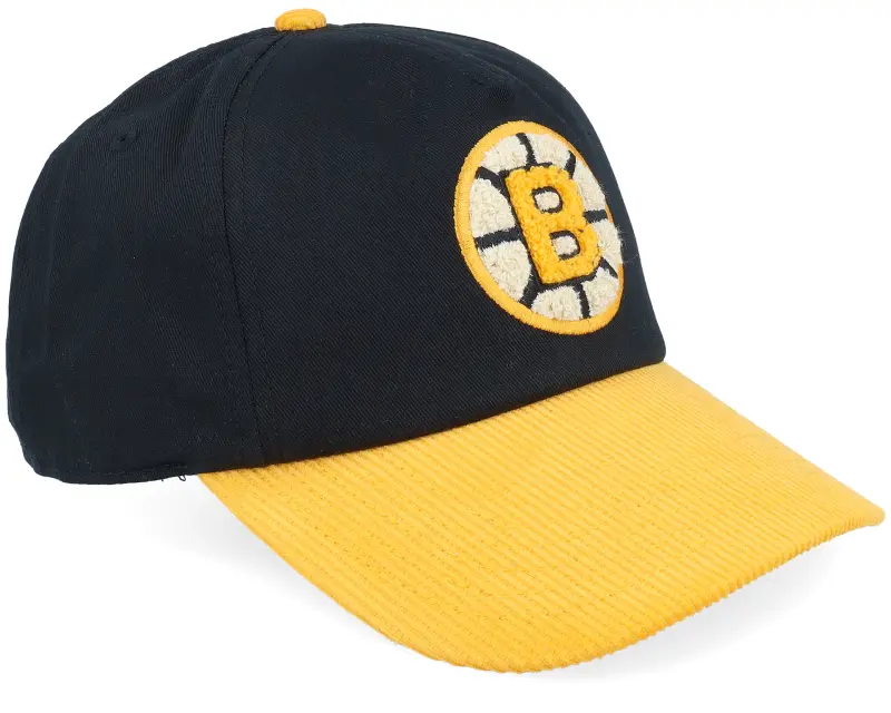 American Needle Boston Bruins Burnett Black/Yellow Corduroy Dad Cap online