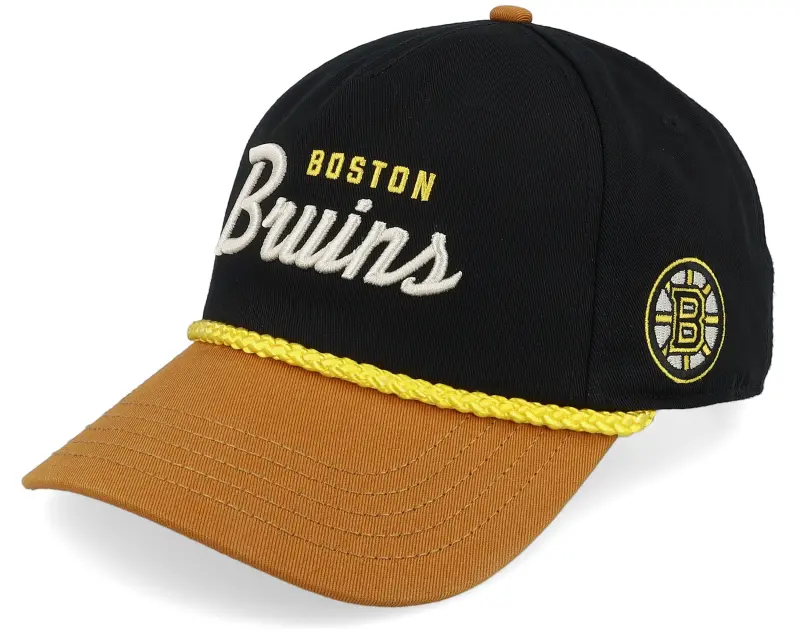 American Needle Boston Bruins Roscoe Black/Brown A-frame Adjustable online