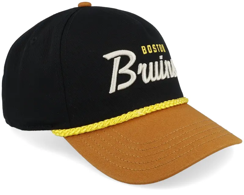 American Needle Boston Bruins Roscoe Black/Brown A-frame Adjustable online