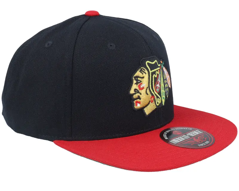 American Needle Chicago Blackhawks 400 Series Black/Red Snapback online