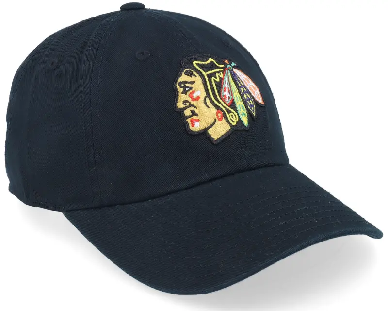 American Needle Chicago Blackhawks Blue Line Black Dad Cap online