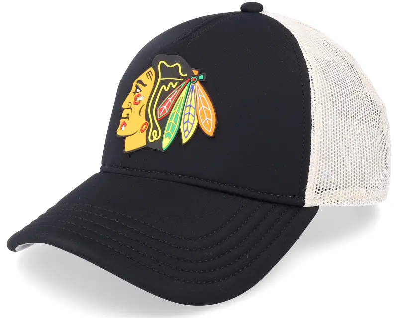 American Needle Chicago Blackhawks Riptide Valin Black Trucker online