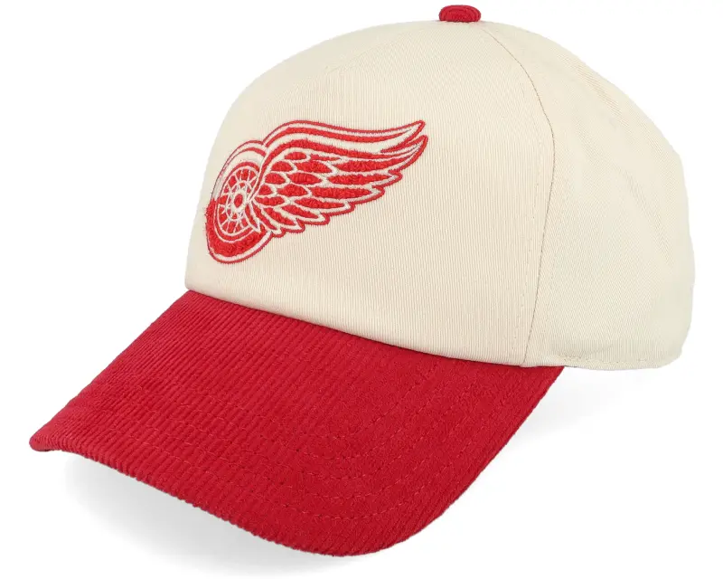 American Needle Detroit Red Wings Burnett Cream/Dark Red Dad Cap online