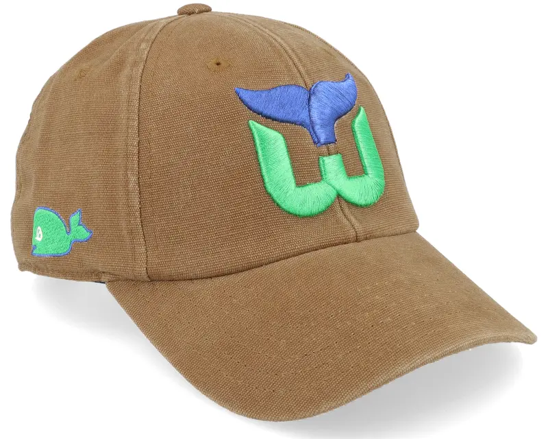American Needle Hatstore Exclusive x Hartford Whalers Jasper Camel Dad Cap online