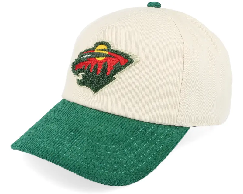 American Needle Minnesota Wild Wild Burnett Cream/Dark Green A-frame Adjustable online