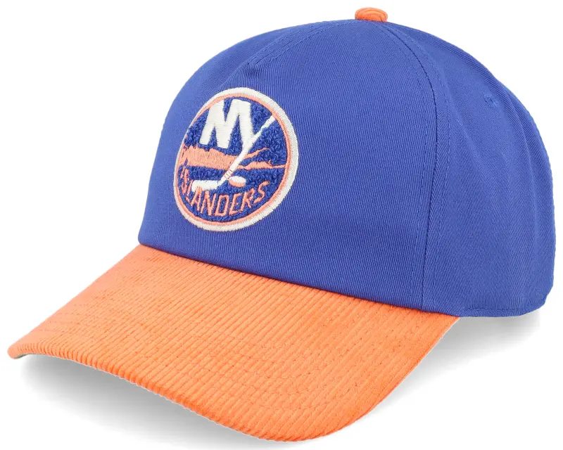 American Needle New York Islanders Burnett Blue/Orange Corduroy A-frame Adjustable online