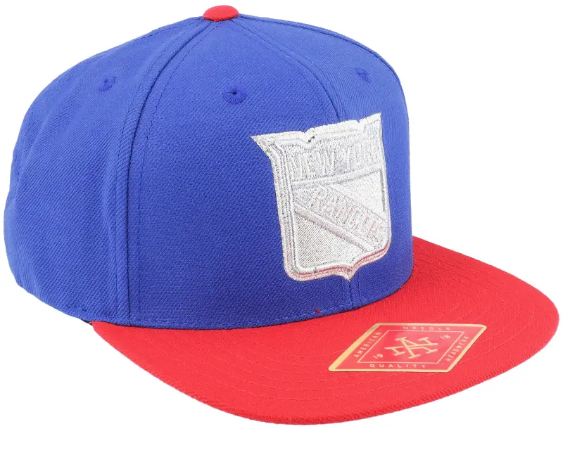 American Needle New York Rangers Silver Fox Royal/Red Snapback online