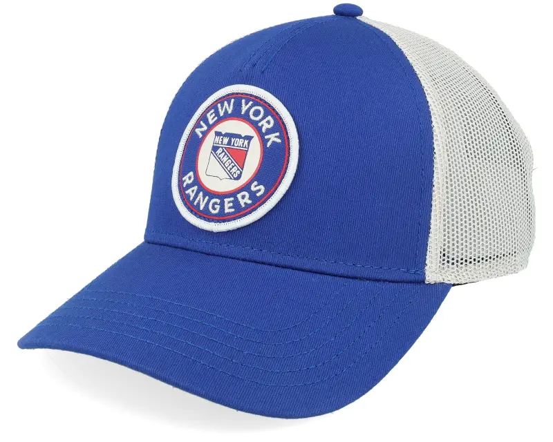 American Needle New York Rangers Valin White/Blue A-frame Trucker online