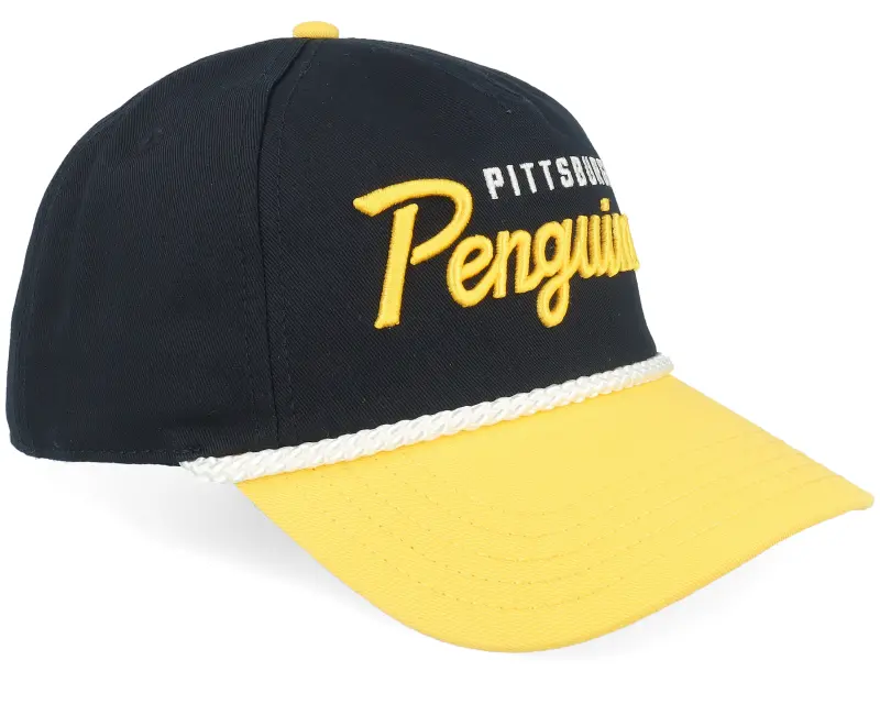 American Needle Pittsburgh Penguins Roscoe Black/Yellow A-frame Adjustable online