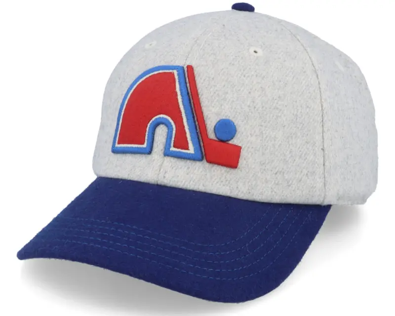 American Needle Quebec Nordiques NHL Archive Legend Heather Grey/Blue Dad Cap online
