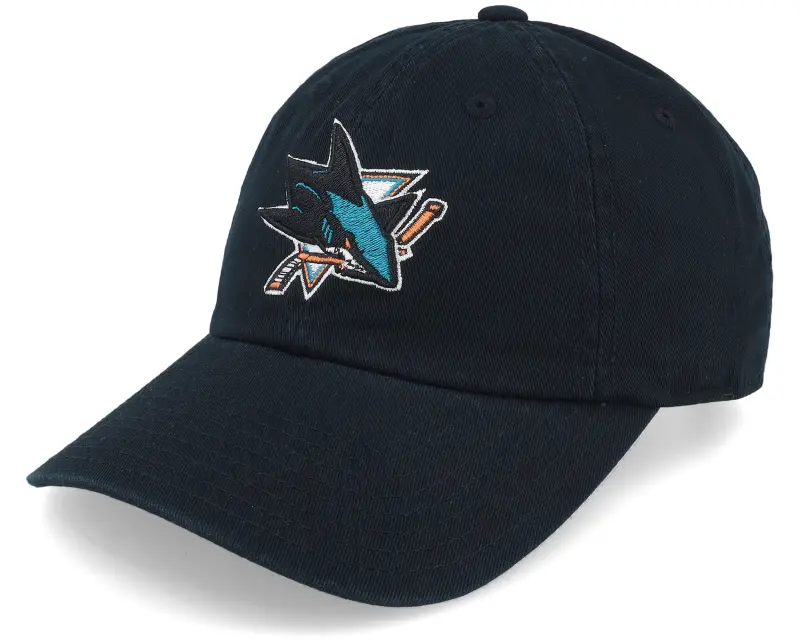 American Needle San Jose Sharks Blue Line Black Dad Cap online