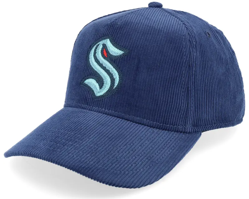 American Needle Seattle Kraken Corduroy Valin Navy Adjustable online