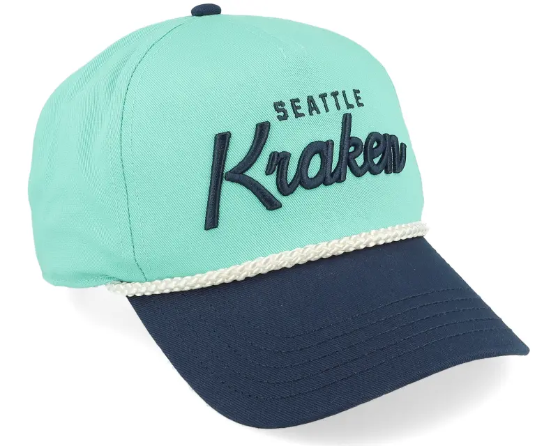 American Needle Seattle Kraken Roscoe Tiffany Blue/Navy Adjustable online