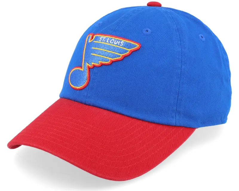 American Needle St. Louis Blues Blue Line Royal/Red Dad Cap online