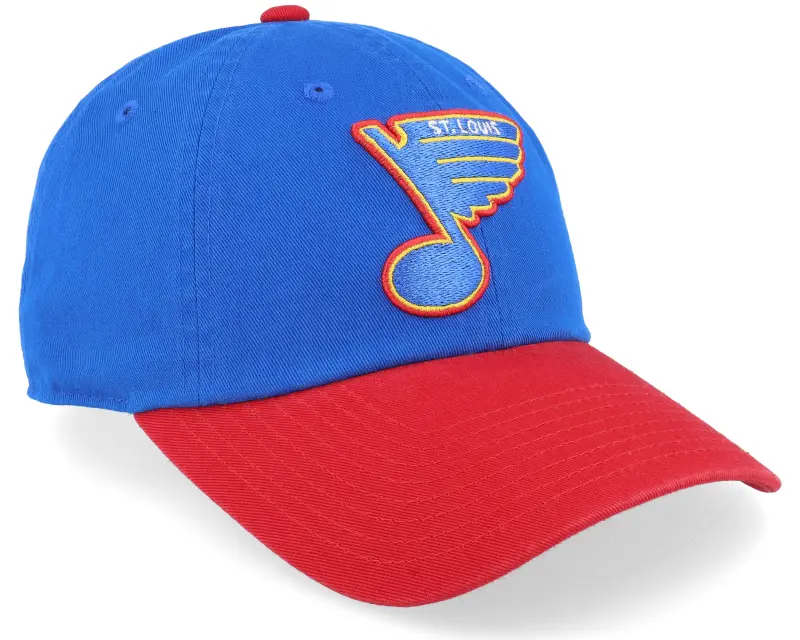 American Needle St. Louis Blues Blue Line Royal/Red Dad Cap online