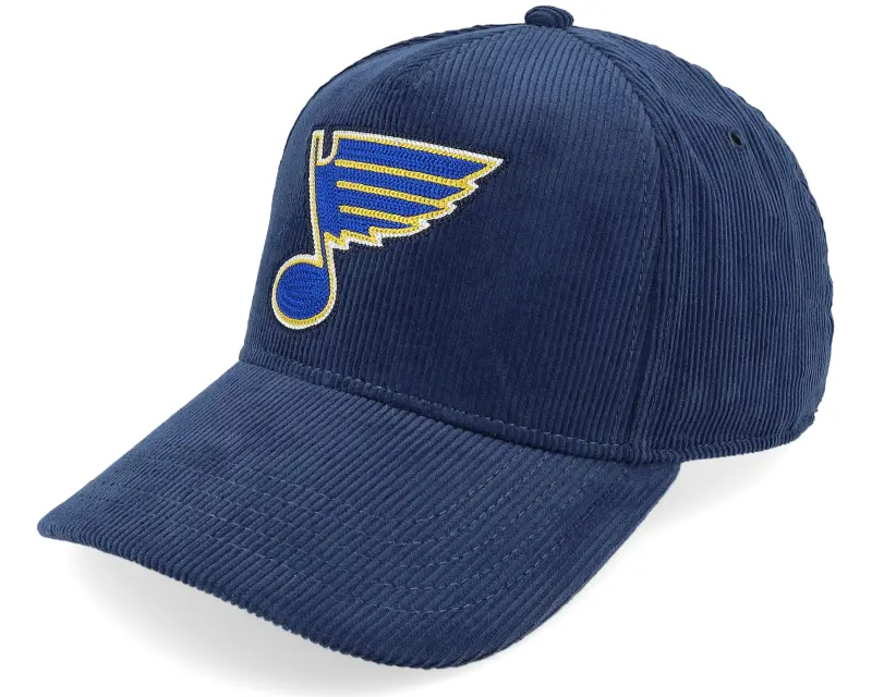 American Needle St. Louis Blues Corduroy Valin Navy A-frame Adjustable online