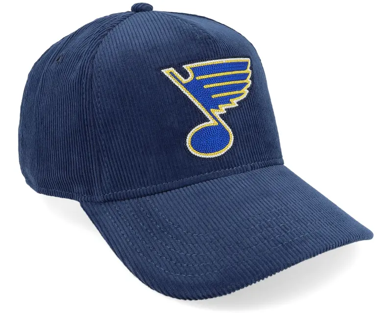 American Needle St. Louis Blues Corduroy Valin Navy A-frame Adjustable online