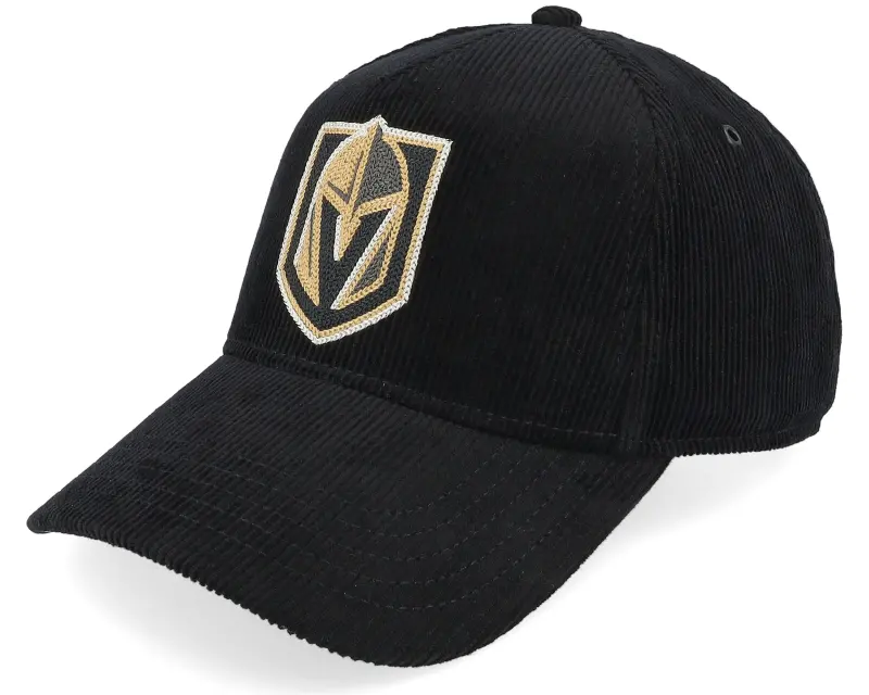 American Needle Vegas Golden Knights Corduroy Valin Black A-frame Adjustable online