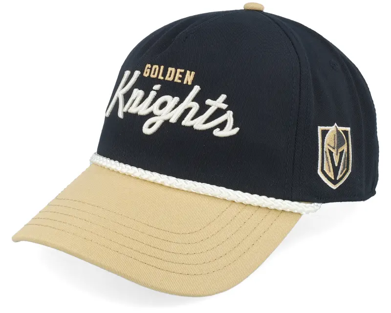American Needle Vegas Golden Knights Roscoe Black/Beige A-frame Adjustable online
