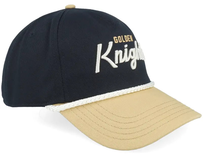 American Needle Vegas Golden Knights Roscoe Black/Beige A-frame Adjustable online