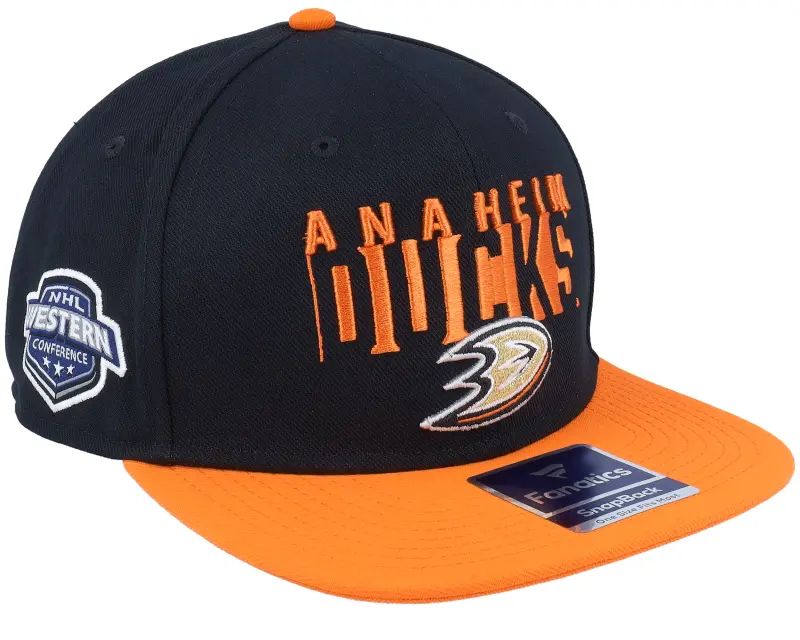 Fanatics Anaheim Ducks Black/Orange Snapback online