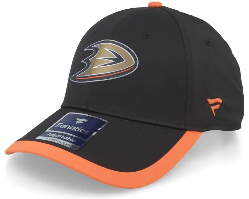 Fanatics Anaheim Ducks Defender Black/Dark Orange Adjustable online