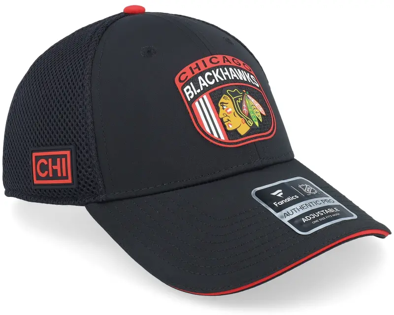 Fanatics Chicago Blackhawks Authentic Pro Draft Black/A. Red Trucker online