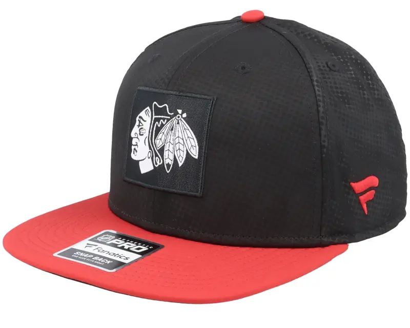 Fanatics Chicago Blackhawks Authentic Pro Game&Train Black/Red Snapback online