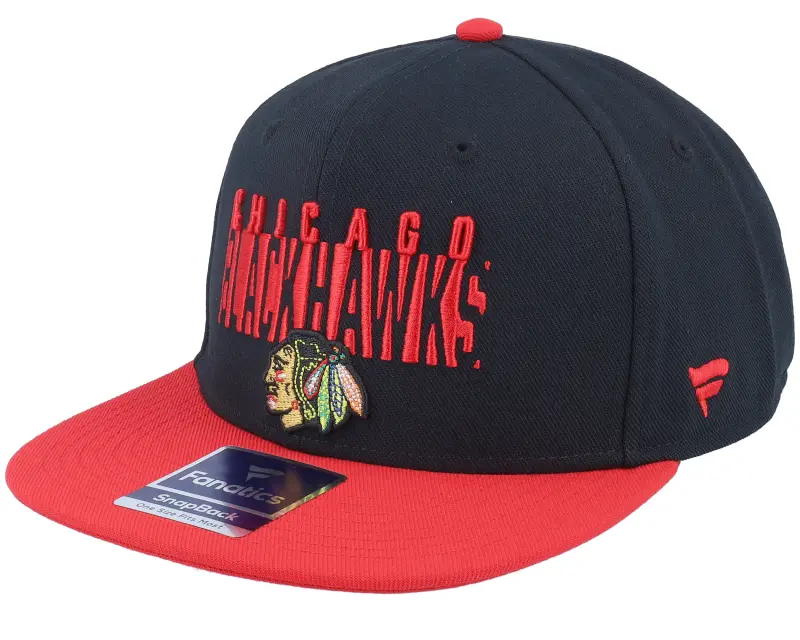 Fanatics Chicago Blackhawks Black/Red Snapback online