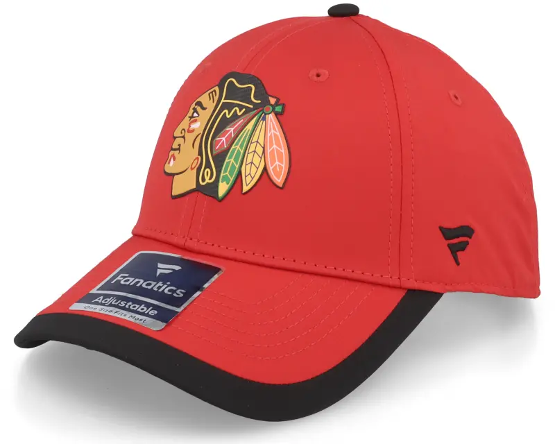 Fanatics Chicago Blackhawks Defender Athl Red/Black Adjustable online