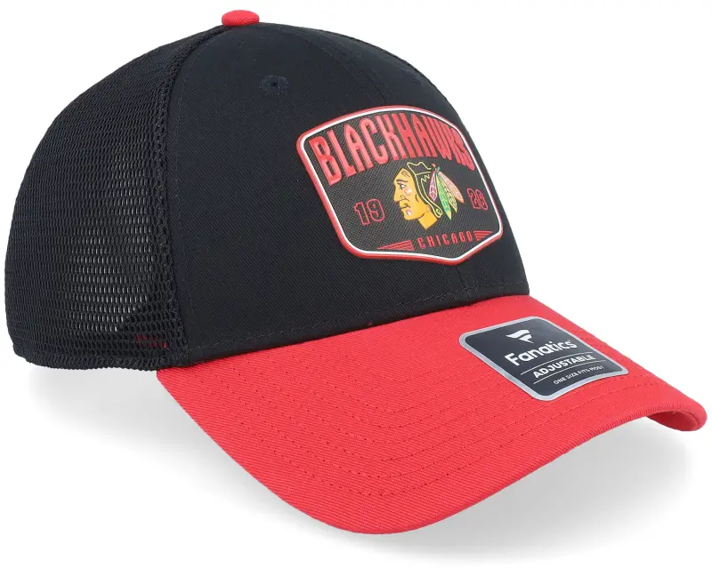 Fanatics Chicago Blackhawks Meshback Black/Red Trucker online
