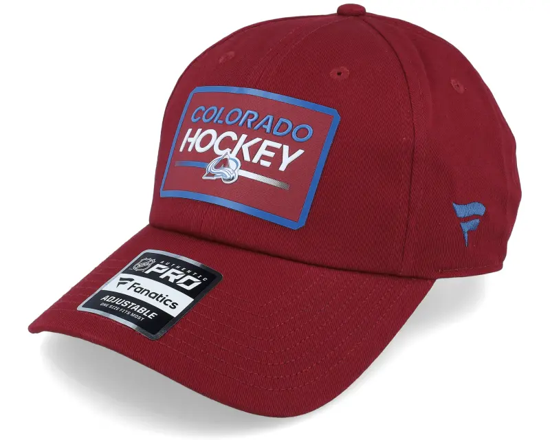 Fanatics Colorado Avalanche Authentic Pro Prime Graphic Cardinal Adjustable online