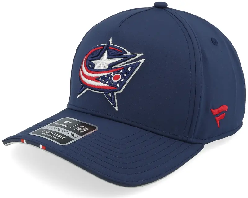 Fanatics Columbus Blue Jackets Auth Pro 2025 NHL Mesh Gray/Navy A-Frame Adjustable online