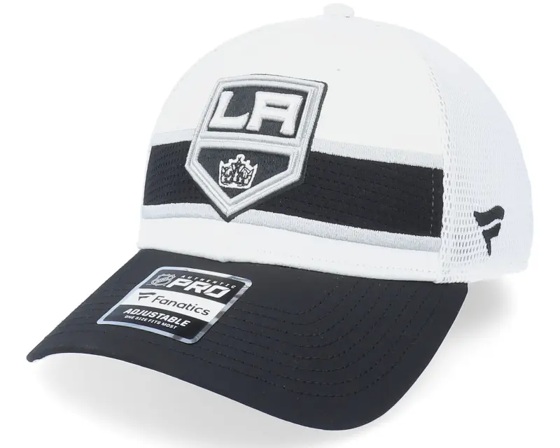 Fanatics Los Angeles Kings Authentic Pro Draft White/Black Trucker online