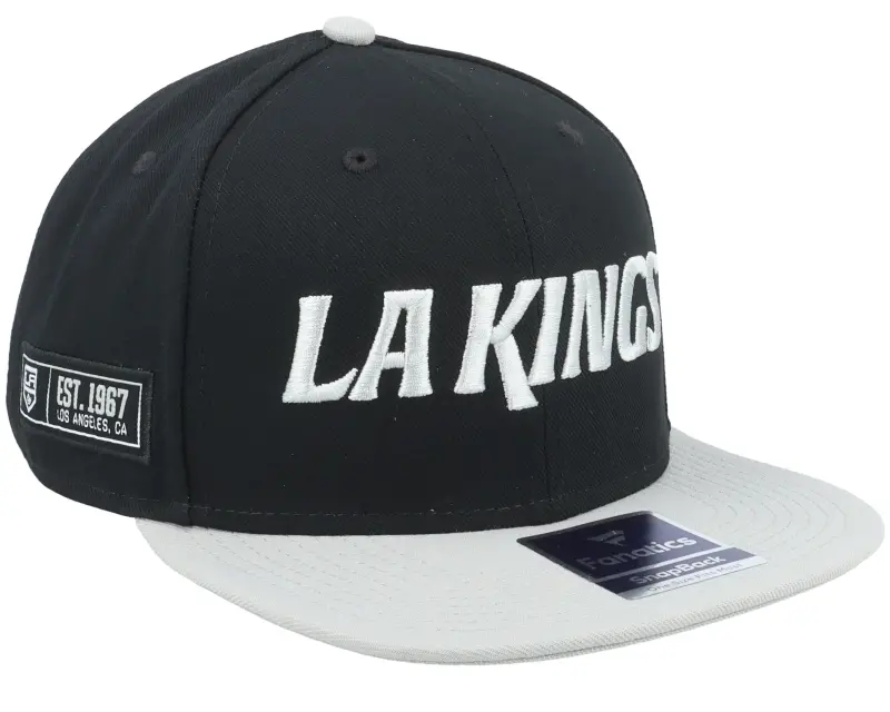 Fanatics Los Angeles Kings Iconic Color Blocked Black Stone Gray Snapback online
