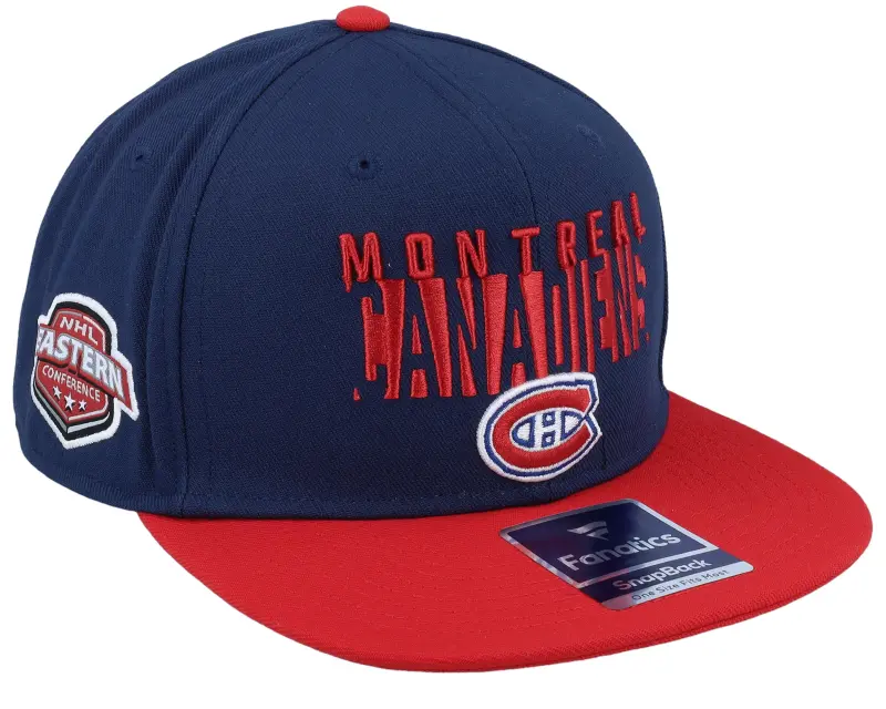 Fanatics Montreal Canadiens Navy/Bright Cardinal Snapback online