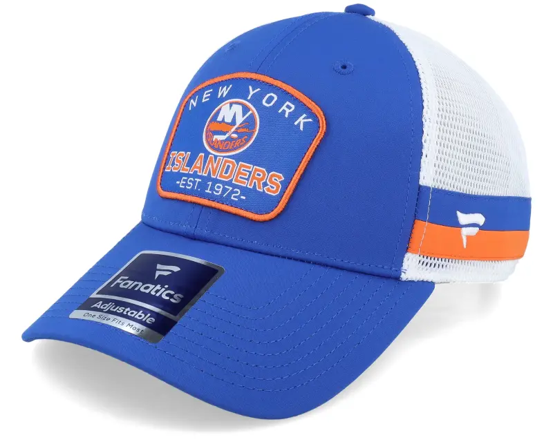 Fanatics New York Islanders Structured Royal/Orange Trucker online