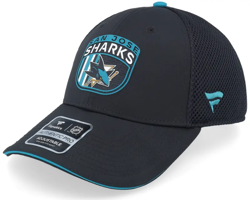 Fanatics San Jose Sharks Authentic Pro Draft Black/Active Blue Trucker online
