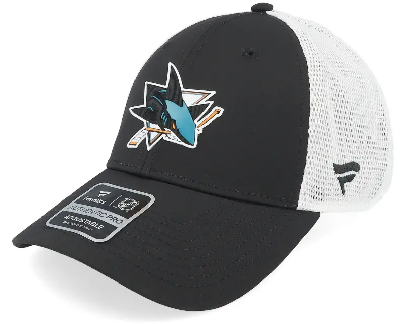 Fanatics San Jose Sharks Authentic Pro Rink Black/White Trucker online
