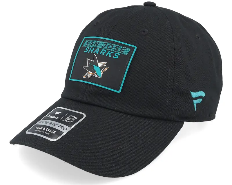Fanatics San Jose Sharks Authentic Pro Rink Prime Black Dad Cap online