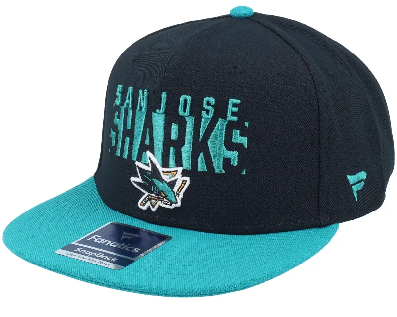 Fanatics San Jose Sharks Black/Active Blue Snapback online