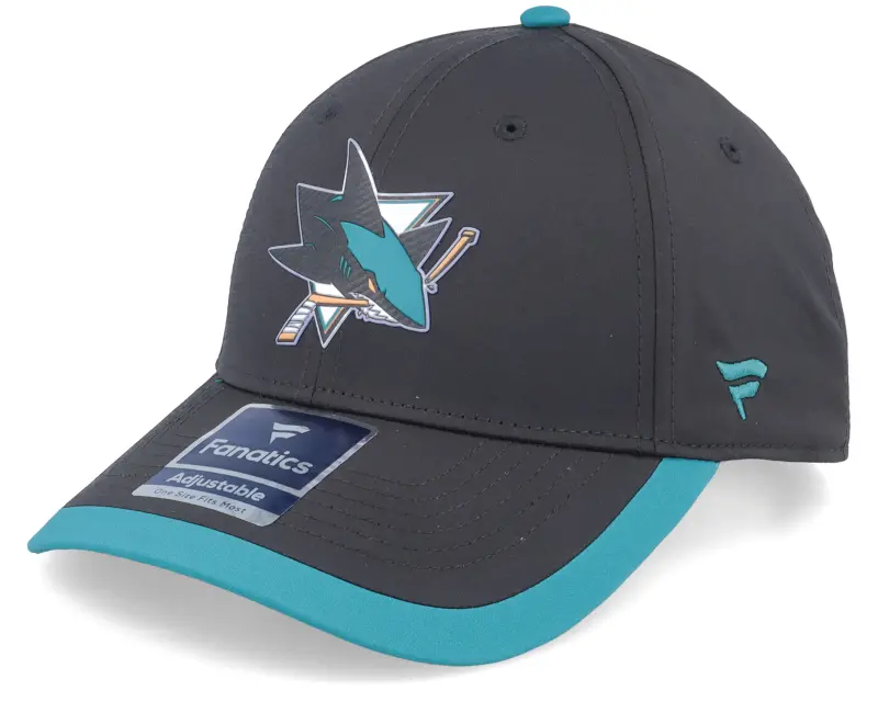 Fanatics San Jose Sharks Defender Black/Active Blue Adjustable online
