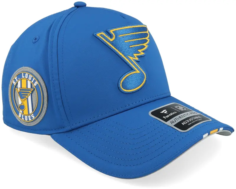 Fanatics St. Louis Blues Authentic Pro NHL Mesh Gray/Navy A-Frame Adjustable online